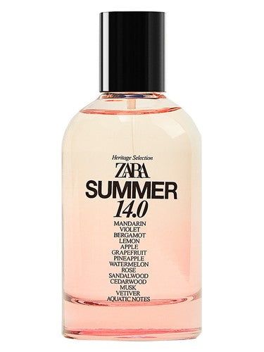 Zara Summer 14.0 fragrance bottle