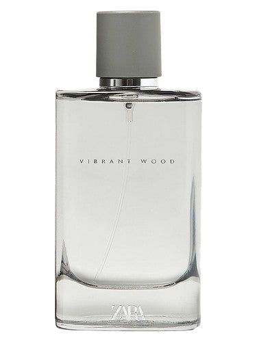 Zara Vibrant Wood fragrance bottle