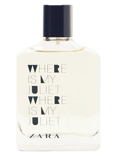 Zara Where Is My Juliet fragrance bottle
