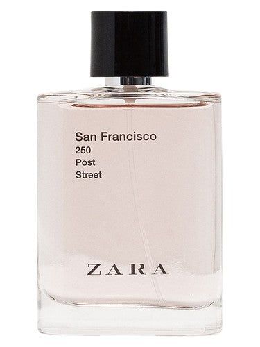 Zara Zara San Francisco 250 Post Street fragrance bottle
